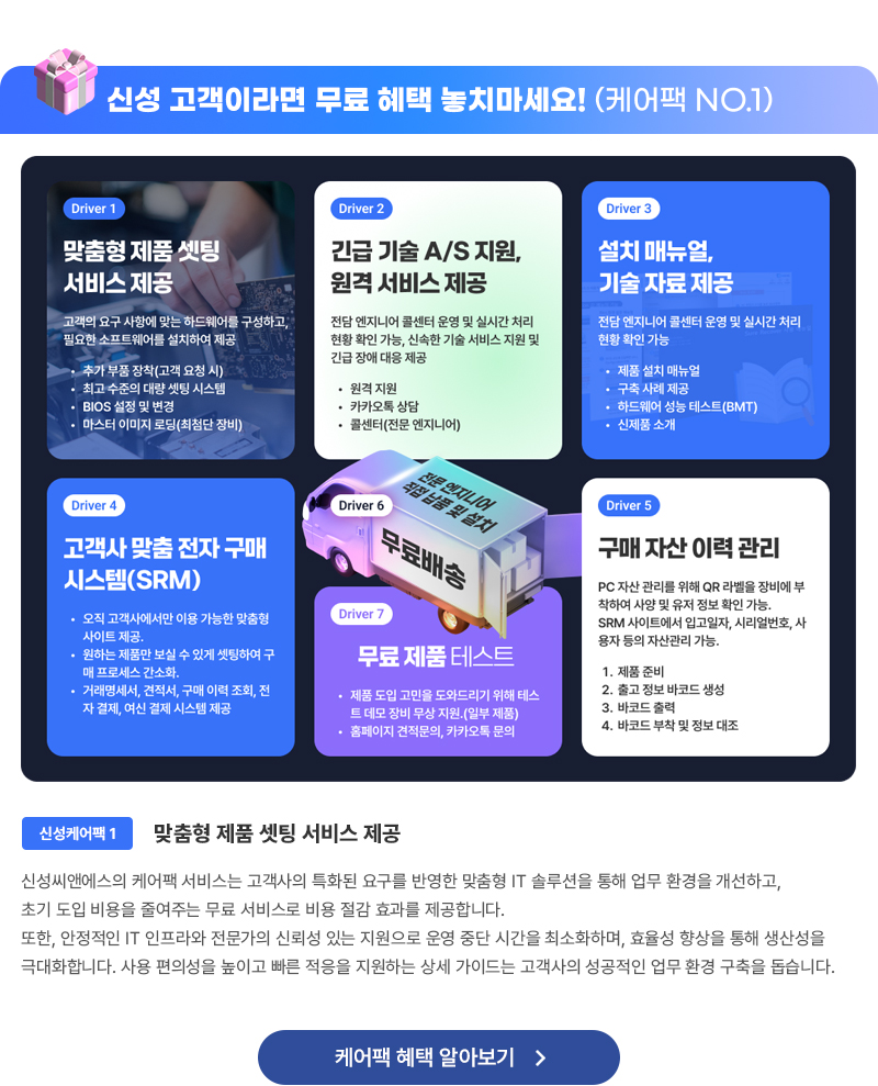 신성씨앤에스 뉴스레터 2월-신성 케어팩