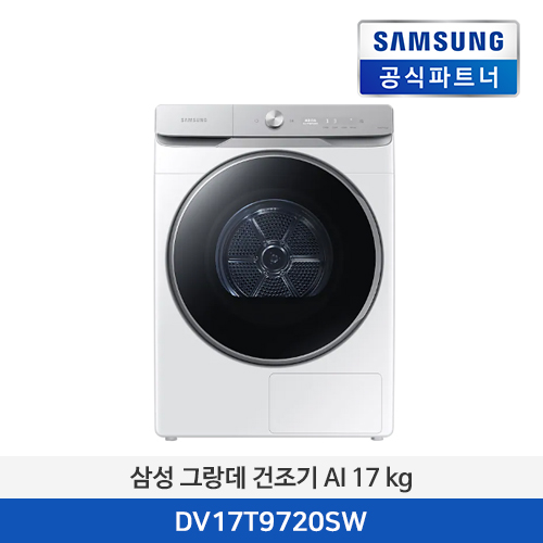 삼성전자 그랑데 건조기 AI 17 kg DV17T9720SW