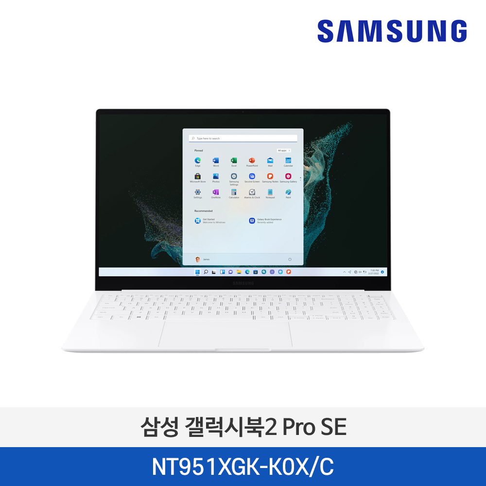 삼성 갤럭시북2 Pro SE NT951XGK-K0X/C