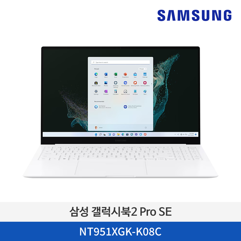 삼성 갤럭시 북2 Pro SE NT951XGK-K08/C